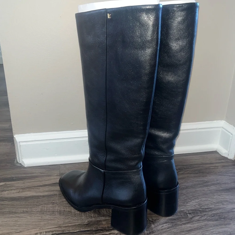 Larroude Ricky Boot In Black Leather - Picture 4 of 8